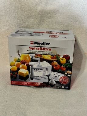 Mueller SpiralUltra White Multi-Function Vegetable Spiralizer